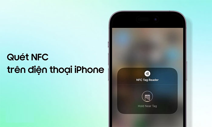Quá trình quét NFC trên iPhone