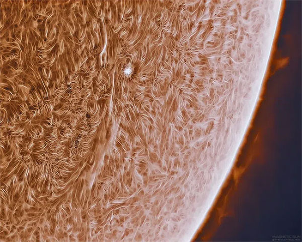 anh-chup-mat-troi-ro-net-nhat Hình ảnh "Mặt trời rõ nét nhất" của NASA thực chất thuộc về nhiếp ảnh gia thiên văn Jason Guenzel.