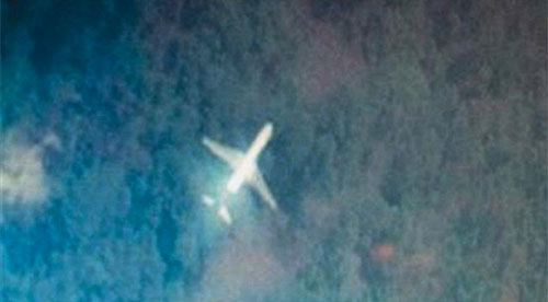 Hình ảnh được cho là của MH370